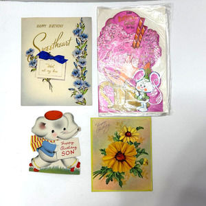 Vintage Miscellaneous Cards Ephemera Lot of‎ 12